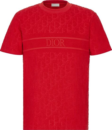 dior red tshirt|christian dior luxury shirt.